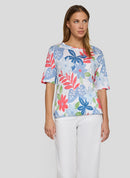 Ciao Sicilia All Over Print T-Shirt - Azure