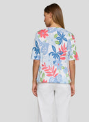 Ciao Sicilia All Over Print T-Shirt - Azure