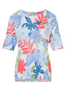Ciao Sicilia All Over Print T-Shirt - Azure