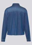 Butterfly Denim Shirt - Blue Stone