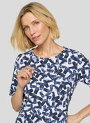 Seasalt Bay All Over Print T-Shirt - Pacific