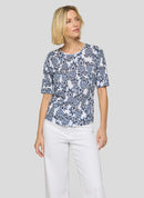 Seasalt Bay All Over Print T-Shirt - Pacific