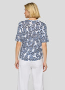 Seasalt Bay All Over Print T-Shirt - Pacific