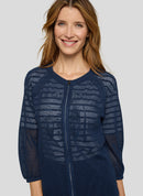Seasalt Bay Zipped Cardigan - Pacific