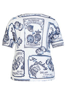 Seasalt Bay All Over Print Jumper - Pacific