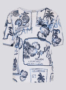 Seasalt Bay All Over Print Jumper - Pacific