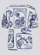 Seasalt Bay All Over Print Jumper - Pacific