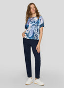 Butterfly Front Print T-Shirt - Dark Jeans