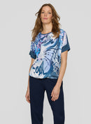 Butterfly Front Print T-Shirt - Dark Jeans