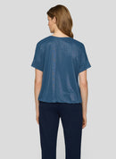 Butterfly Front Print T-Shirt - Dark Jeans