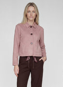 Rodeo Drive Button Jacket - Rose