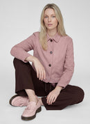 Rodeo Drive Button Jacket - Rose