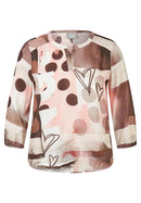 Rodeo Drive Print Blouse - Rose