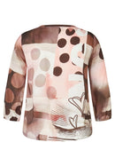 Rodeo Drive Print Blouse - Rose