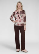 Rodeo Drive Print Blouse - Rose