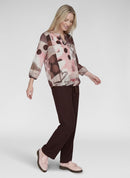 Rodeo Drive Print Blouse - Rose