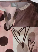 Rodeo Drive Print Blouse - Rose