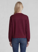 Zipped Jacket - Merlot