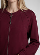 Zipped Jacket - Merlot