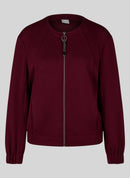 Zipped Jacket - Merlot