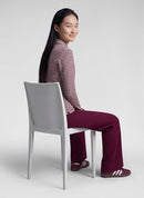 Café Paris Striped Polo Shirt - Merlot