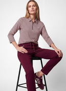 Café Paris Trouser - Merlot