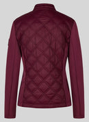 Café Paris Drawstring Neck Jacket - Merlot