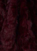 Café Paris Fur Gilet - Merlot