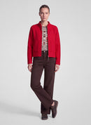 Drama Queen Zipped Jacket - Chili