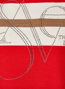 Drama Queen Striped T-Shirt - Chili