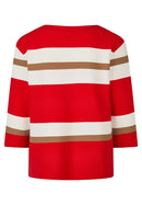 Drama Queen Striped T-Shirt - Chili