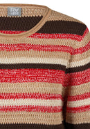 Drama Queen Stripe Jumper - Chili