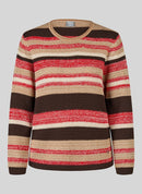 Drama Queen Stripe Jumper - Chili