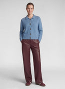 Rabe Café Paris Button Cardigan - Pastel Blue
