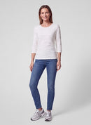 Rabe Café Paris Rib Long Sleeve T-Shirt - Nature
