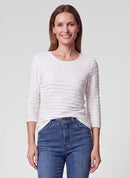 Rabe Café Paris Rib Long Sleeve T-Shirt - Nature
