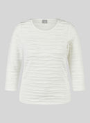 Rabe Café Paris Rib Long Sleeve T-Shirt - Nature