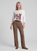 Drama Queen Print T-Shirt - Nature