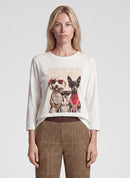 Drama Queen Print T-Shirt - Nature