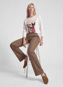 Drama Queen Print T-Shirt - Nature