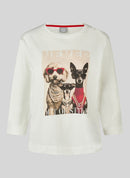 Drama Queen Print T-Shirt - Nature