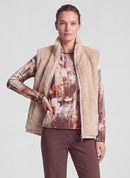 Drama Queen Fur Gilet - Biscuit