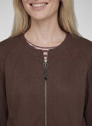 Rodeo Drive Zipped Jacket - Mocha
