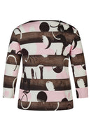 Rodeo Drive Stripe T-Shirt - Mocha