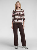 Rodeo Drive Stripe T-Shirt - Mocha