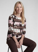 Rodeo Drive Stripe T-Shirt - Mocha