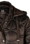 Drama Queen Padded Jacket - Mocha