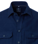 Flanell Comfort Fit Shirt - Blue