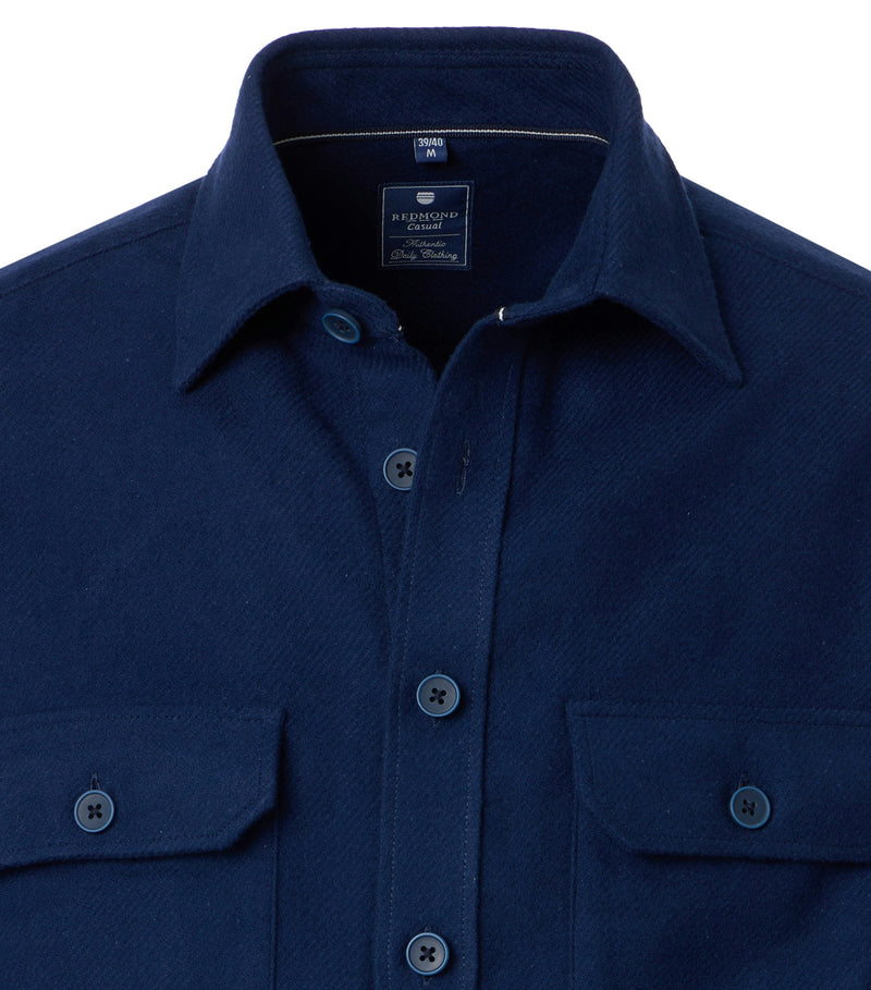 Flanell Comfort Fit Shirt - Blue