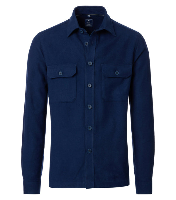 Flanell Comfort Fit Shirt - Blue